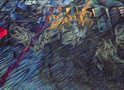 States of Mind: Those Who Go by Umberto Boccioni